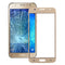 Pour Galaxy J5 / J500 Lentille en verre extérieure de l'écran avant (or)
